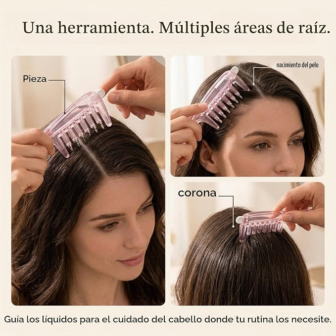 Set Peine Aplicador + Aceite Capilar