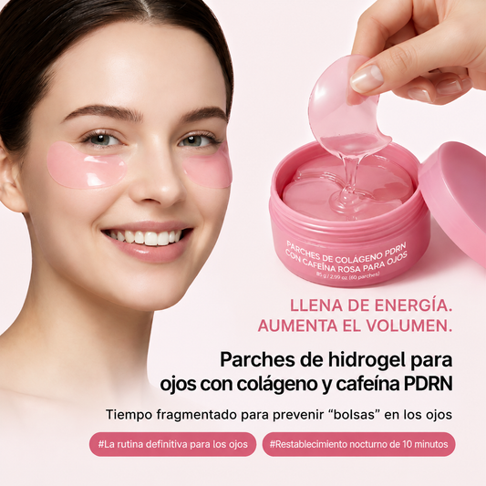 Parches de Gel para Ojos con PDRN, Cafeína y Colágeno