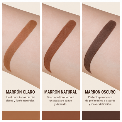 Cejas Perfectas y Aspecto Natural | Kit de Sello y Plantillas