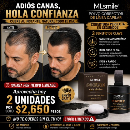 Polvo corrector de línea capilar
