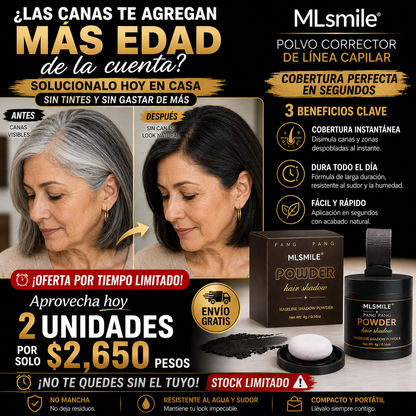 Polvo corrector de línea capilar