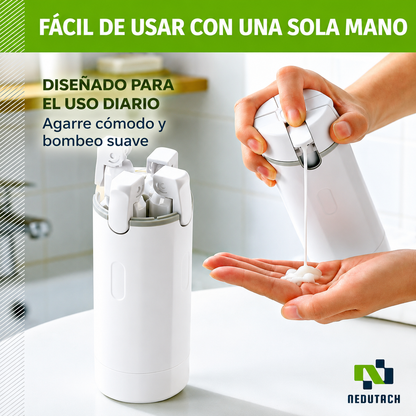 Botella Dispensadora Portátil 4 en 1