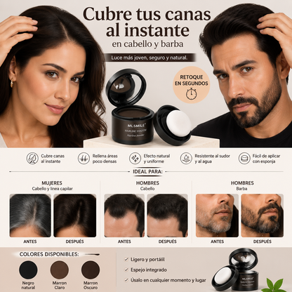 Polvo corrector de línea capilar