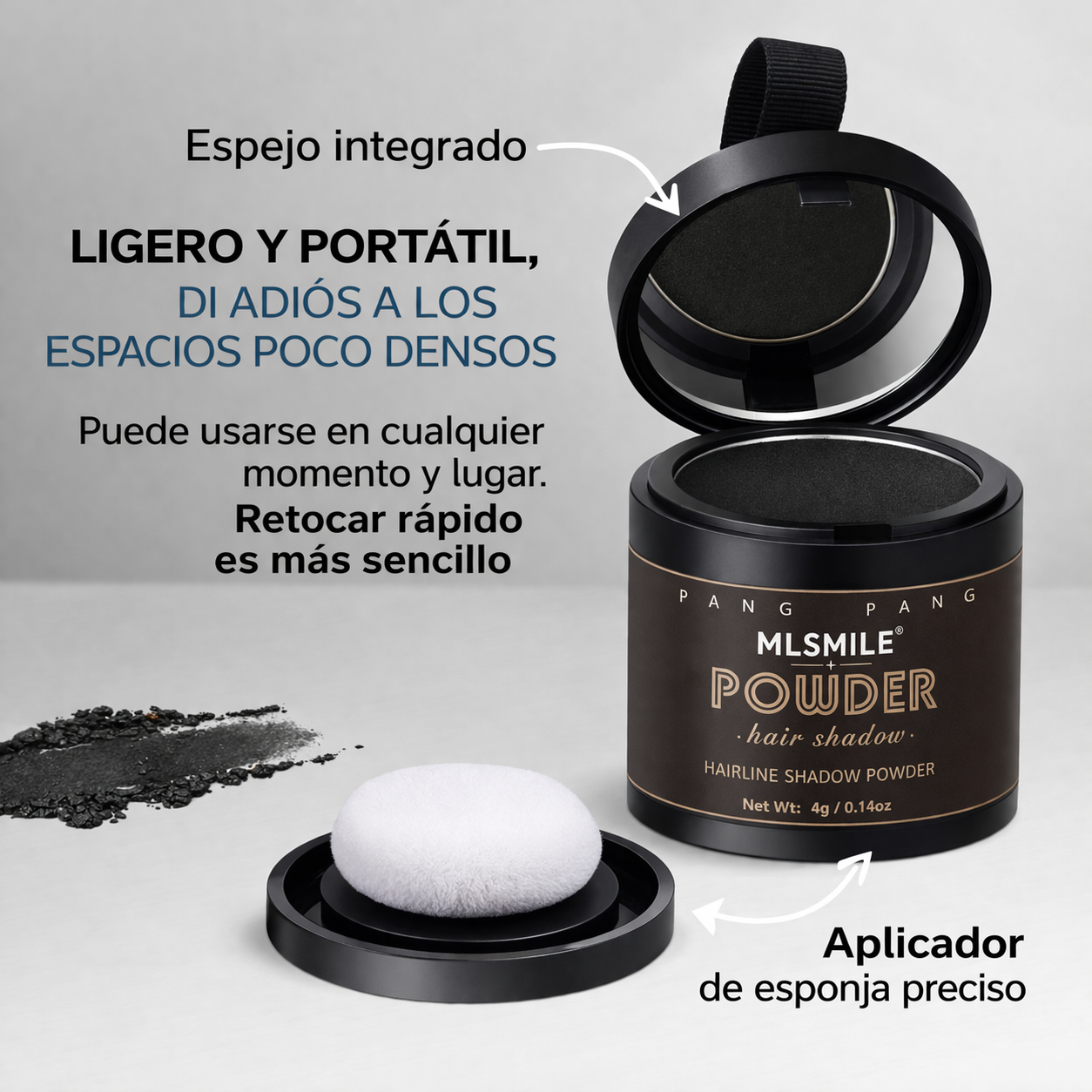 Polvo corrector de línea capilar