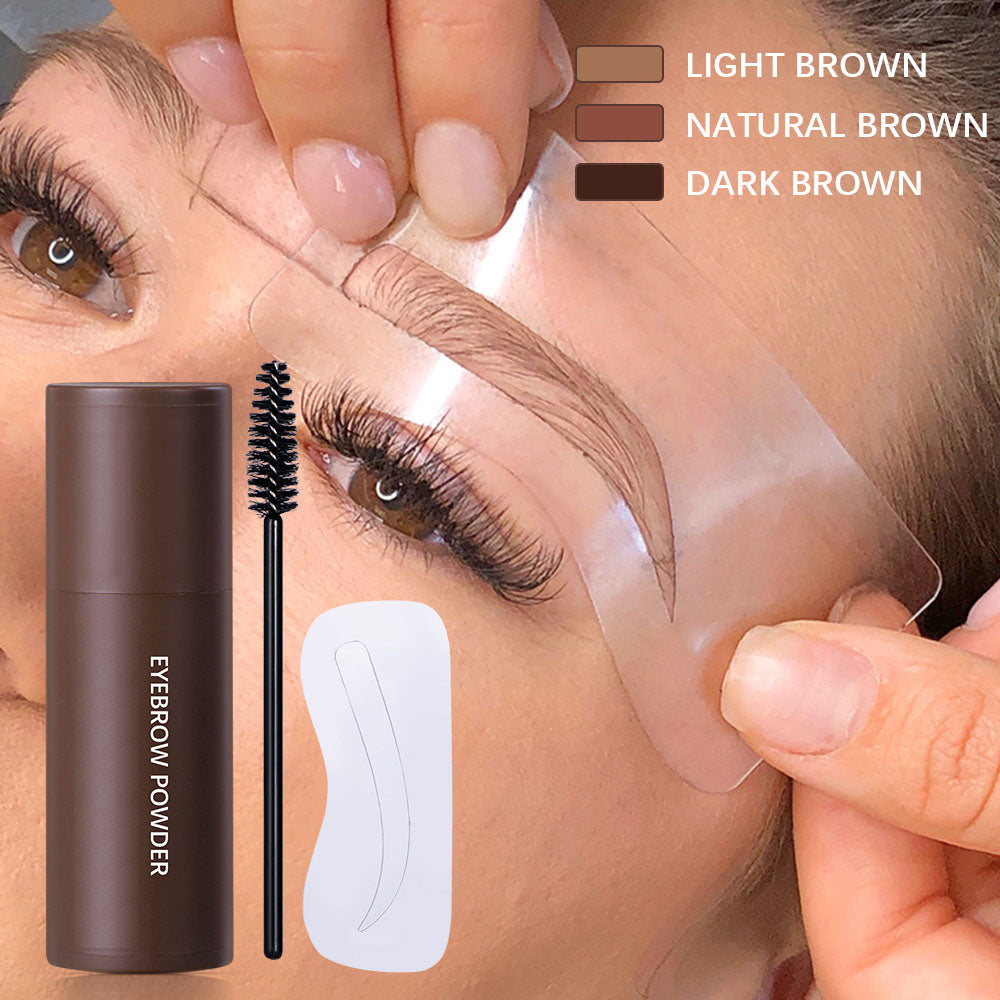 Cejas Perfectas y Aspecto Natural | Kit de Sello y Plantillas