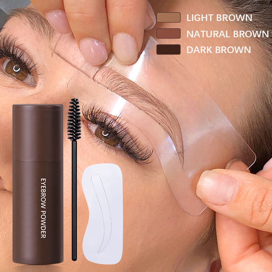 Cejas Perfectas y Aspecto Natural | Kit de Sello y Plantillas