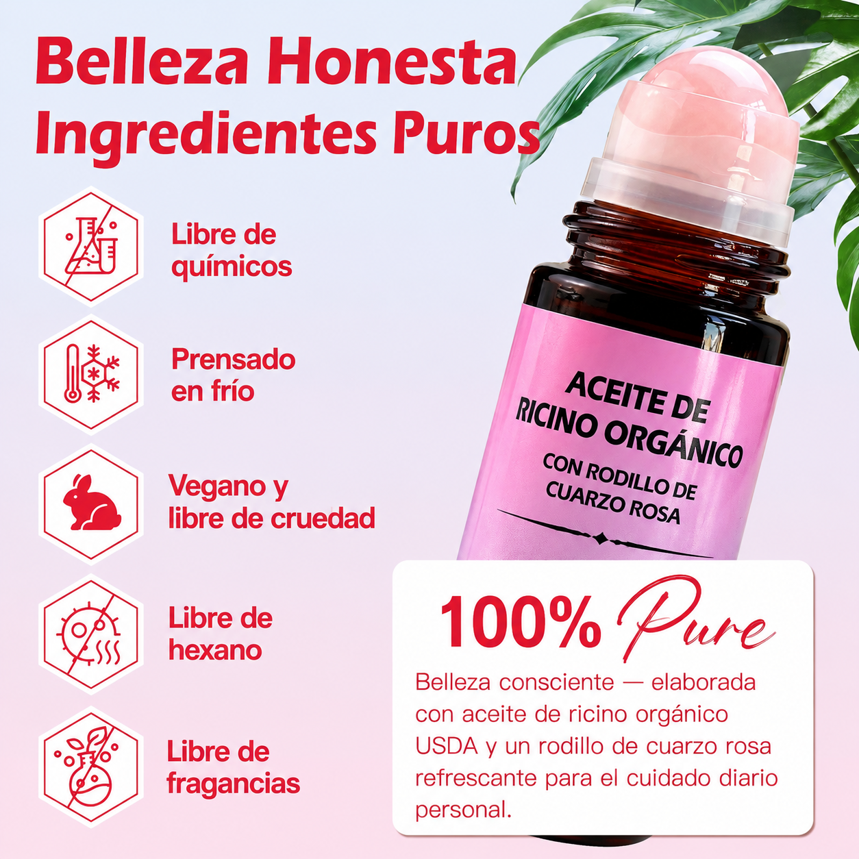 Aceite de Ricino Orgánico Premium