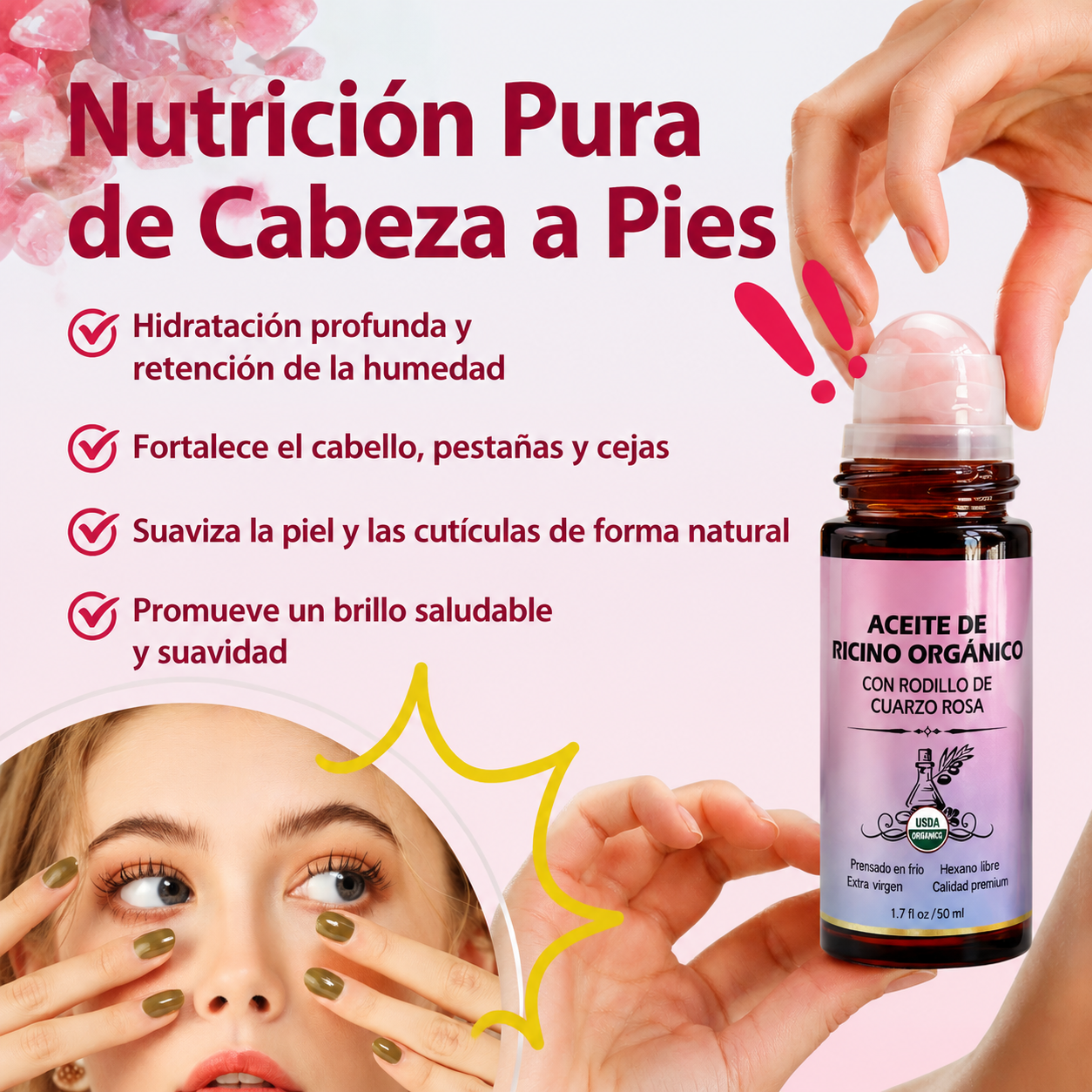 Aceite de Ricino Orgánico Premium