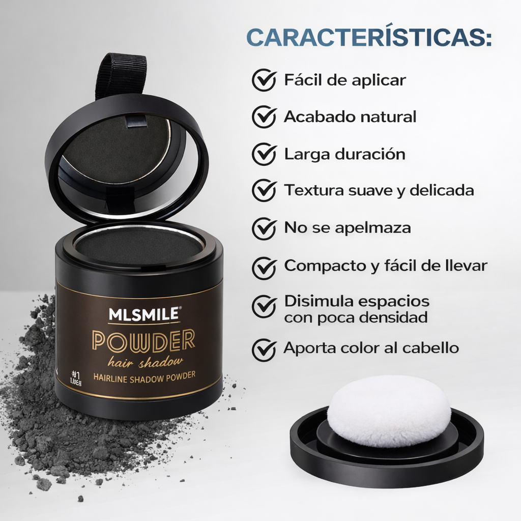 Polvo corrector de línea capilar
